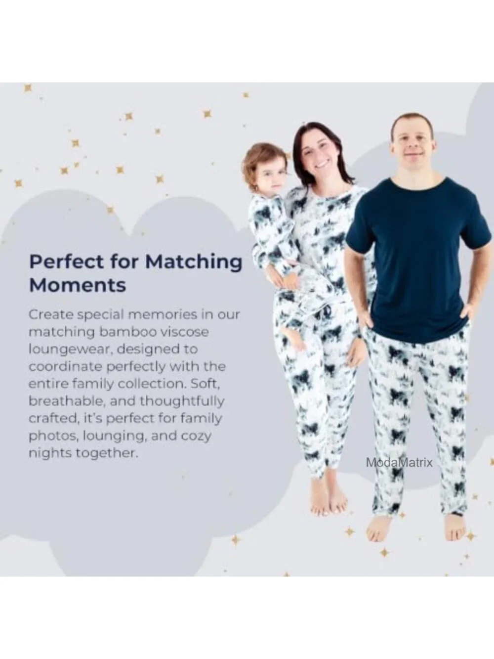 Men's Short Sleeve Loungewear Set - Soft Stretchy Bamboo Viscose Pajama Set
